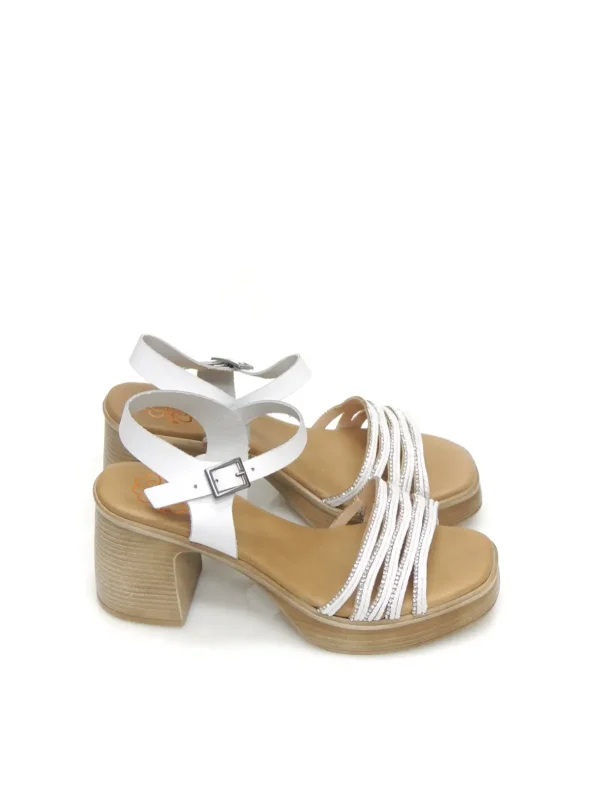 Discount SANDALIAS   3055 PIEL BLANCO Mujer Mujer