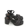 Hot SANDALIAS   3055 PIEL NEGRO Mujer Mujer