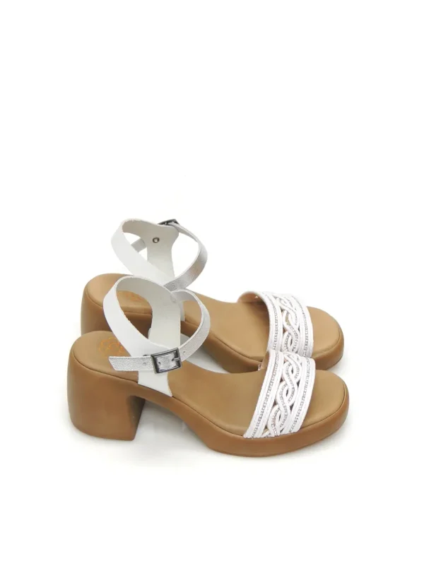 Sale SANDALIAS   3044 PIEL BLANCO Mujer Mujer