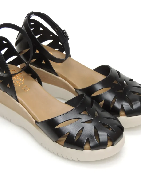 Fashion SANDALIAS   3023 PIEL NEGRO Mujer Mujer