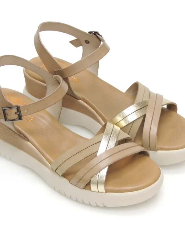 Hot SANDALIAS   3025 PIEL TAUPE Mujer Mujer