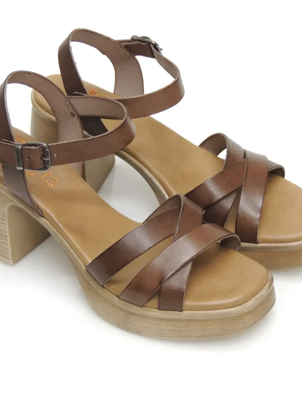 Clearance SANDALIAS   3052 PIEL MOKA Mujer Mujer