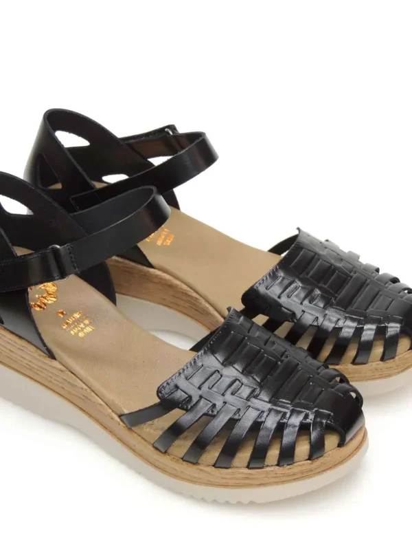 New SANDALIAS   2954-001 PIEL NEGRO Mujer Mujer