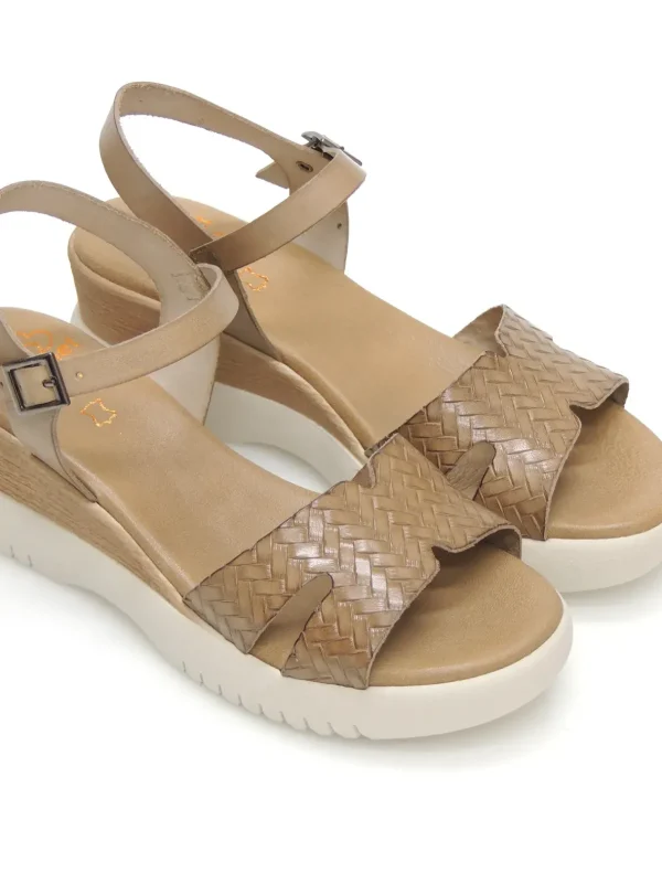 New SANDALIAS   3026 PIEL TAUPE Mujer Mujer