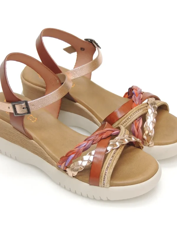 Outlet SANDALIAS   3027 PIEL CUERO Mujer Mujer