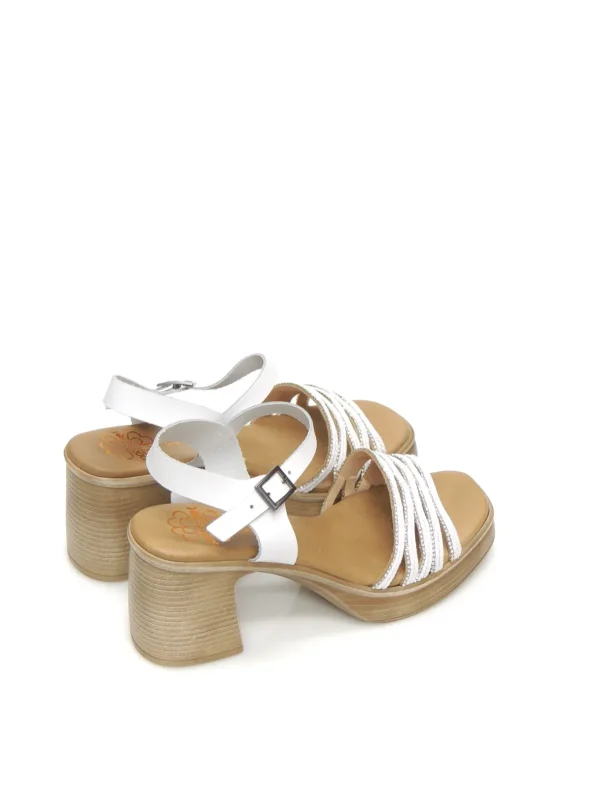 Discount SANDALIAS   3055 PIEL BLANCO Mujer Mujer