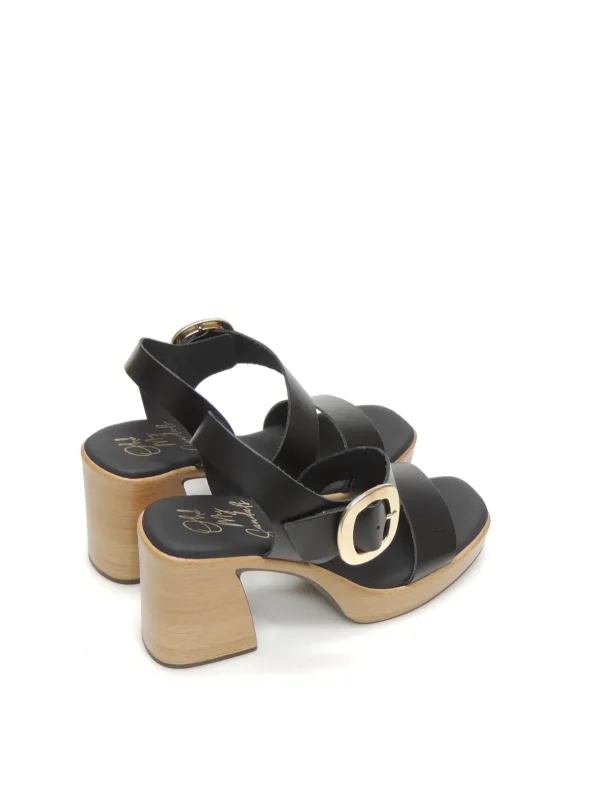 Clearance SANDALIAS   5395 PIEL NEGRO Mujer Mujer