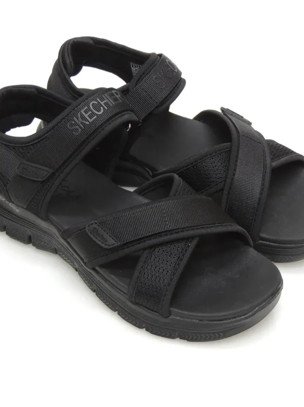 New SANDALIAS   119487 TEXTIL NEGRO Mujer Mujer