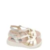 Best SANDALIAS   C-6530 PIEL PLATINO Mujer Mujer