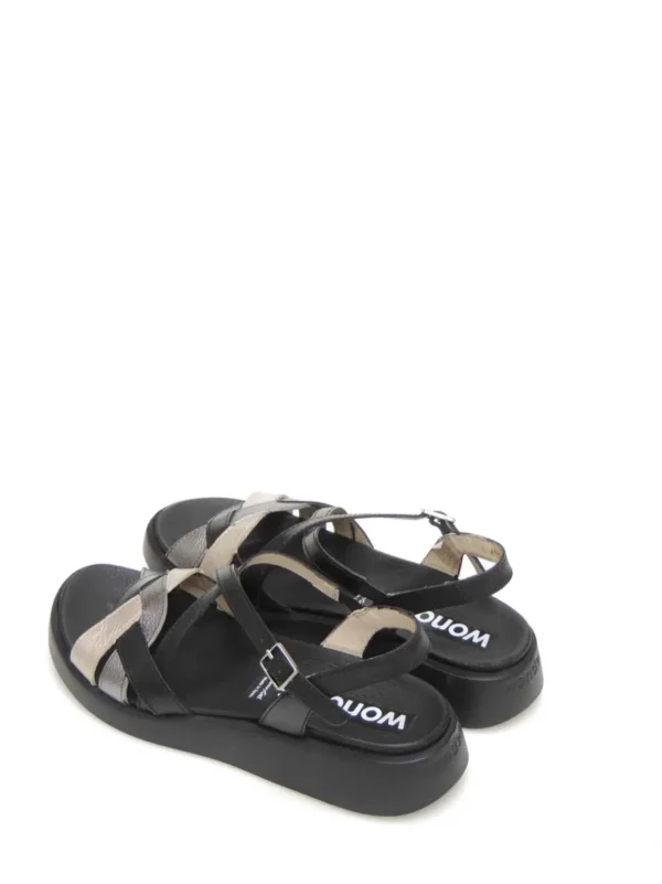 New SANDALIAS   C-6523 PIEL NEGRO Mujer Mujer