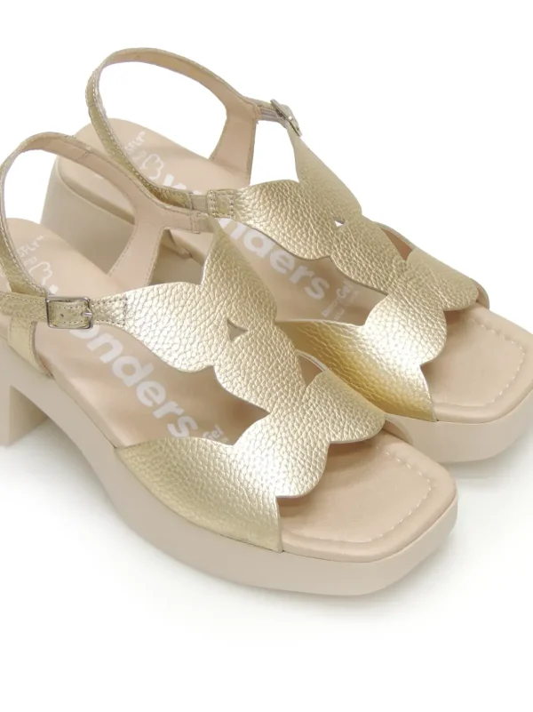 Hot SANDALIAS   D-1012 PIEL PLATINO Mujer Mujer