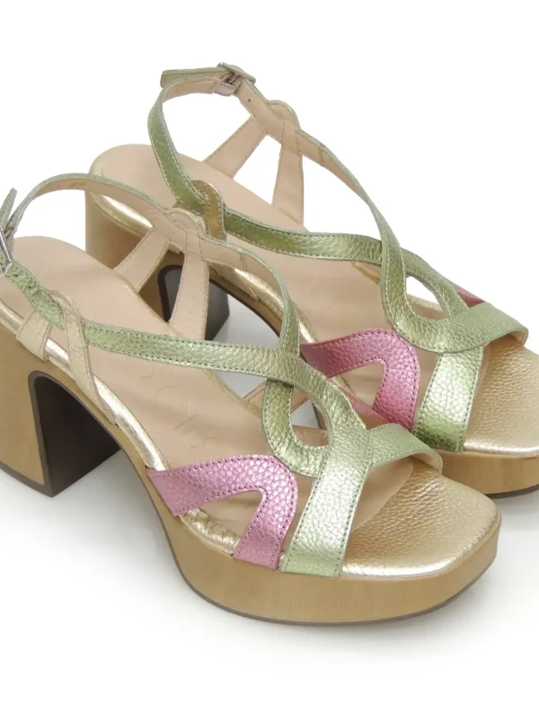 Fashion SANDALIAS   L-1402 PIEL MULTICOLOR Mujer Mujer