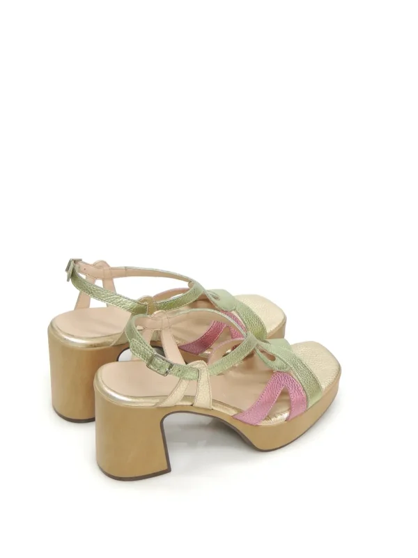 Fashion SANDALIAS   L-1402 PIEL MULTICOLOR Mujer Mujer