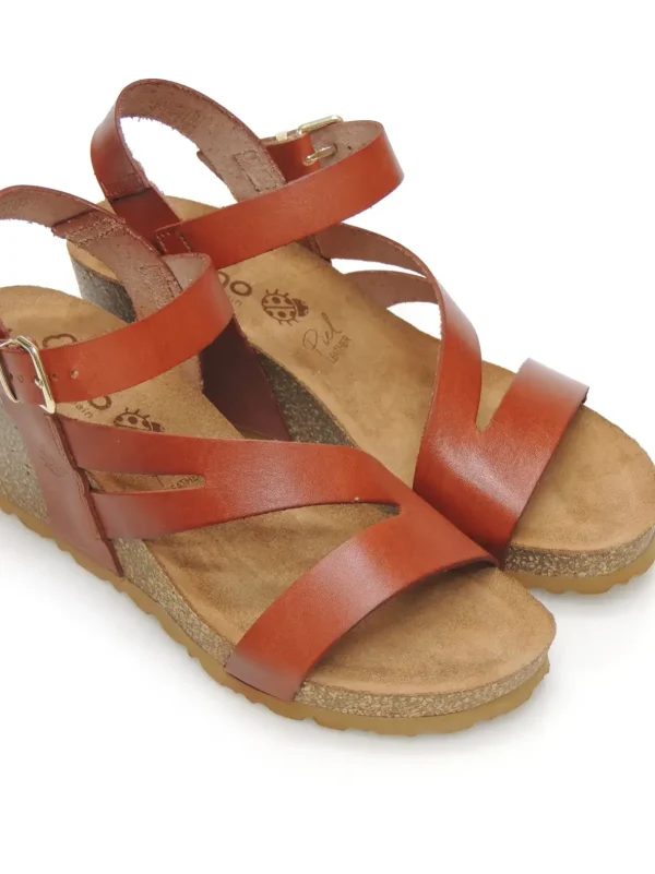 Discount SANDALIAS   CADIZ-302 PIEL CUERO Mujer Mujer