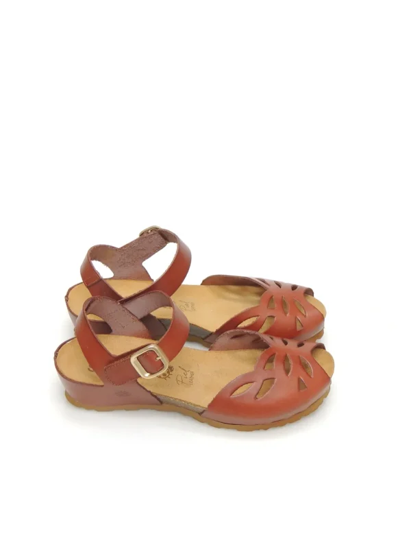 Discount SANDALIAS   MONACO-103 PIEL CUERO Mujer Mujer