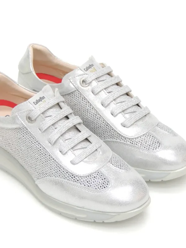 Fashion SNEAKERS   87110 PIEL PLATA Mujer Mujer