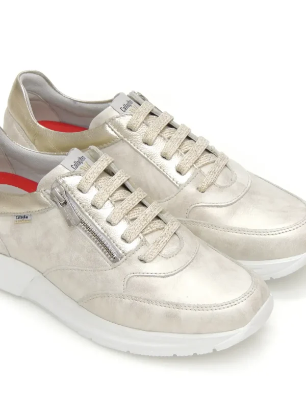 Online SNEAKERS   92121 PIEL PLATINO Mujer Mujer