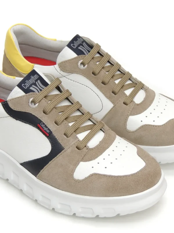 New SNEAKERS   55301 PIEL GRIS Hombre Hombre