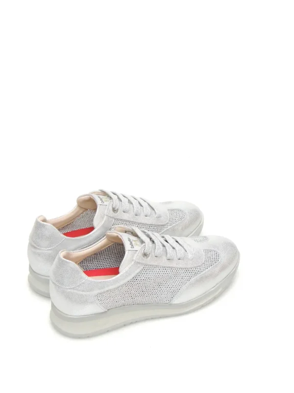 Fashion SNEAKERS   87110 PIEL PLATA Mujer Mujer