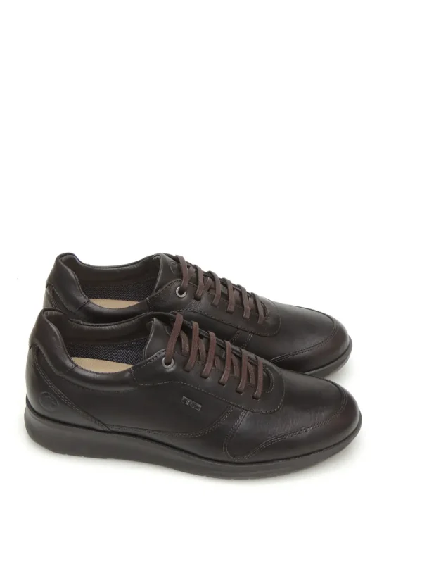 Fashion SNEAKERS   C185-18 PIEL MARRON Hombre Sneakers