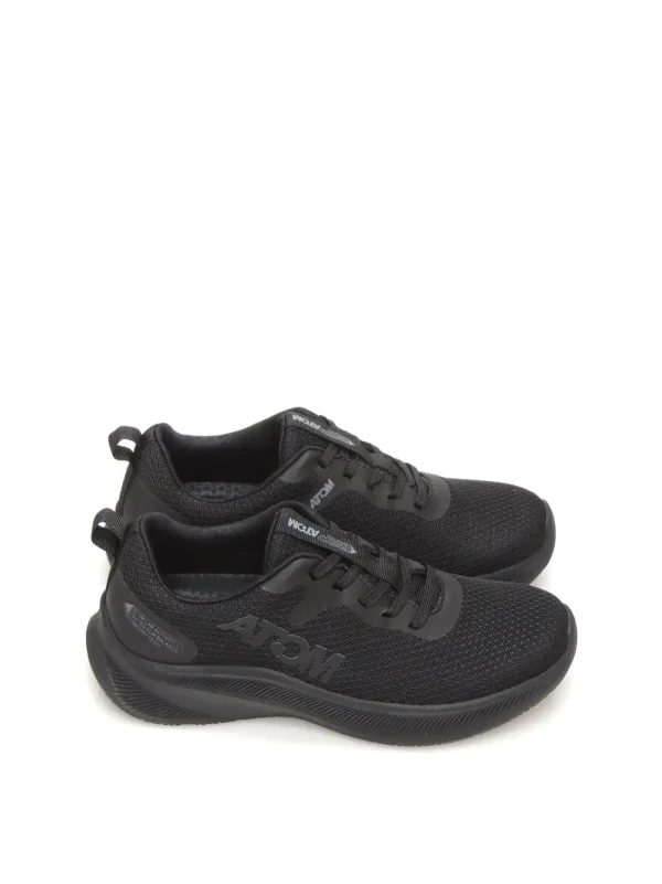 Fashion SNEAKERS   AT128 TEXTIL NEGRO Mujer Sneakers