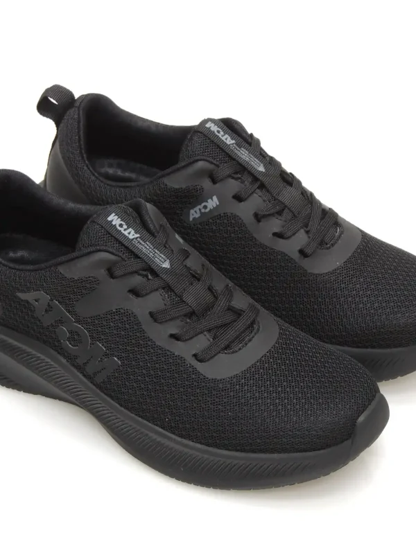 Fashion SNEAKERS   AT128 TEXTIL NEGRO Mujer Sneakers