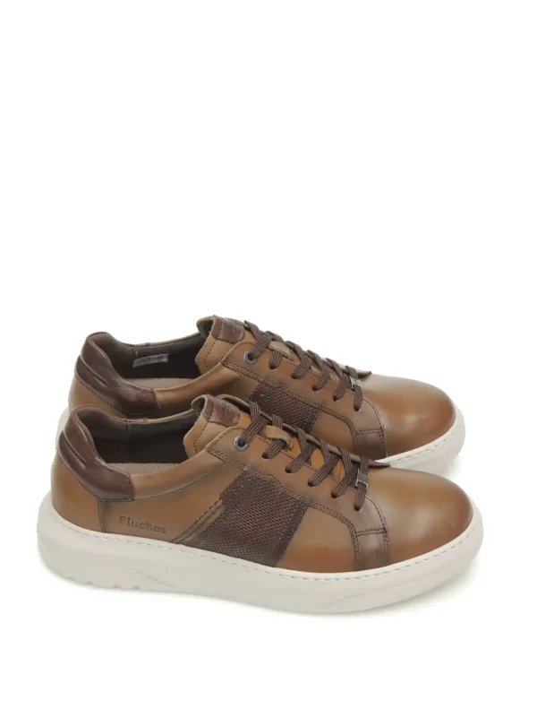 Clearance SNEAKERS   F2043 PIEL CAMEL Hombre Sneakers