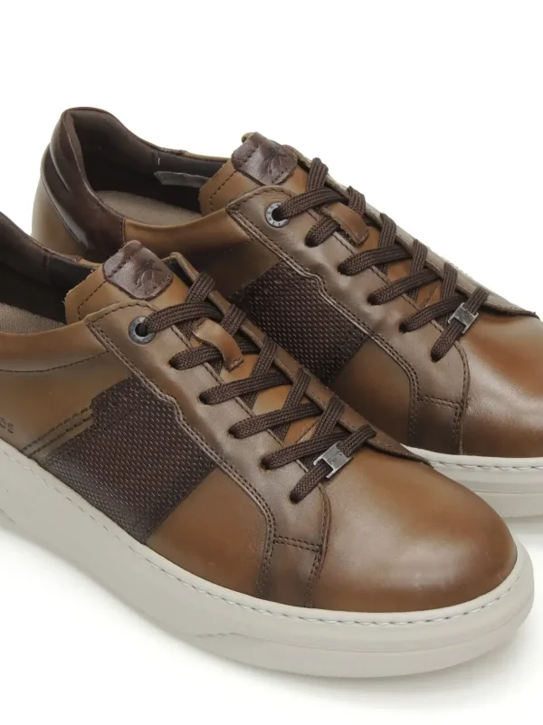 Clearance SNEAKERS   F2043 PIEL CAMEL Hombre Sneakers