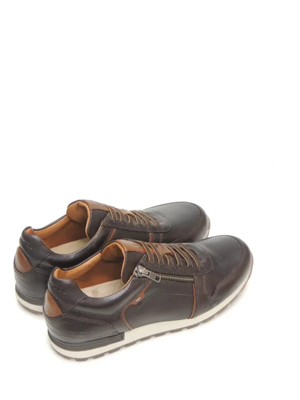 Discount SNEAKERS   636-18 PIEL MARRON Hombre Sneakers