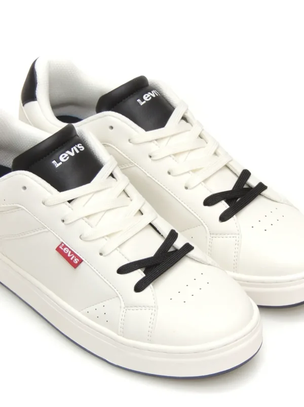 Clearance SNEAKERS   235438 H-I24 POLIPIEL BLANCO Hombre Sneakers