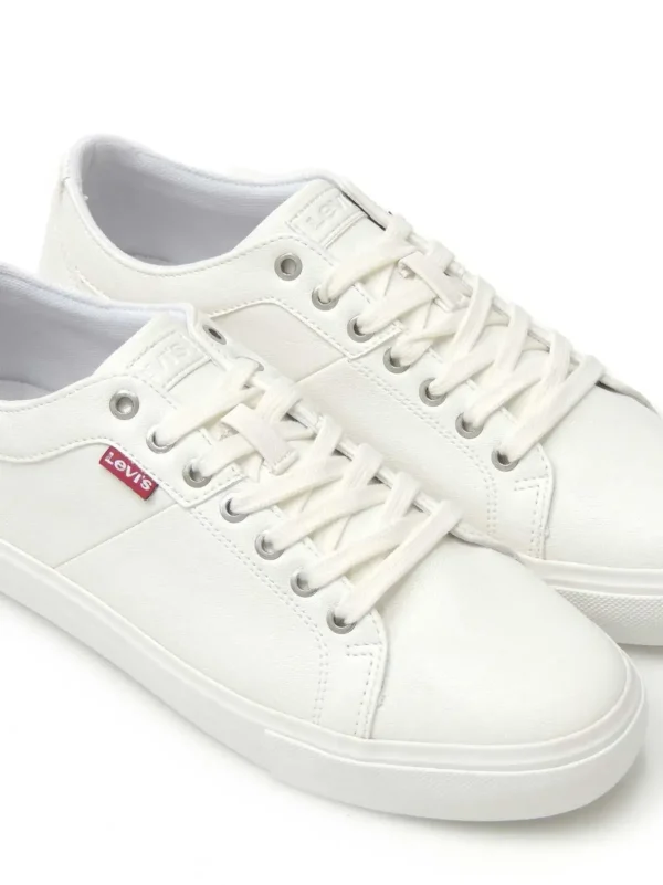 Clearance SNEAKERS   231571 H-I24 POLIPIEL BLANCO Hombre Sneakers