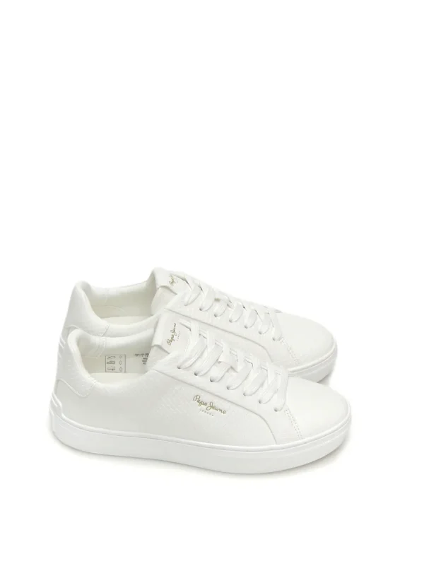 Best SNEAKERS   PLS00031 POLIPIEL BLANCO Mujer Sneakers