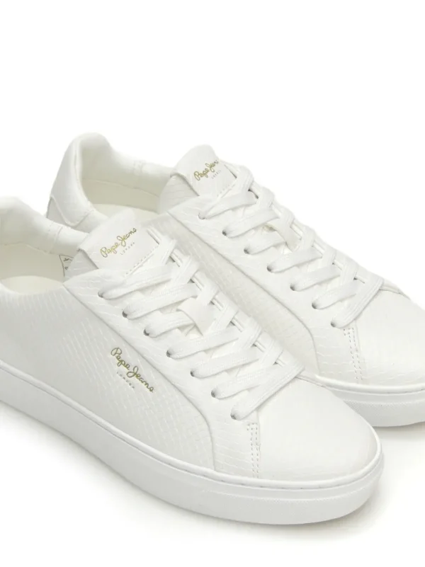 Best SNEAKERS   PLS00031 POLIPIEL BLANCO Mujer Sneakers