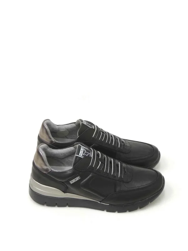 Hot SNEAKERS   W4R-6731 PIEL NEGRO Mujer Sneakers