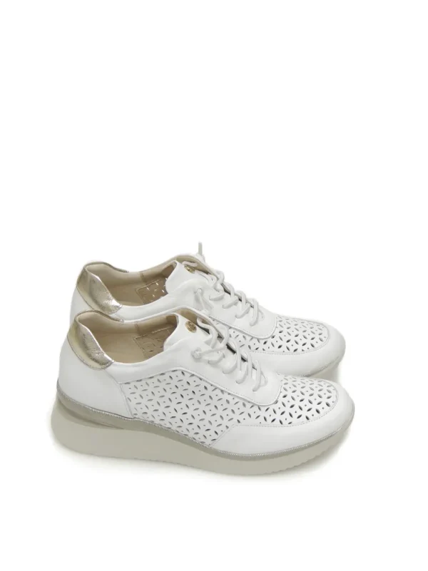 Discount SNEAKERS   5664 PIEL BLANCO Mujer Mujer