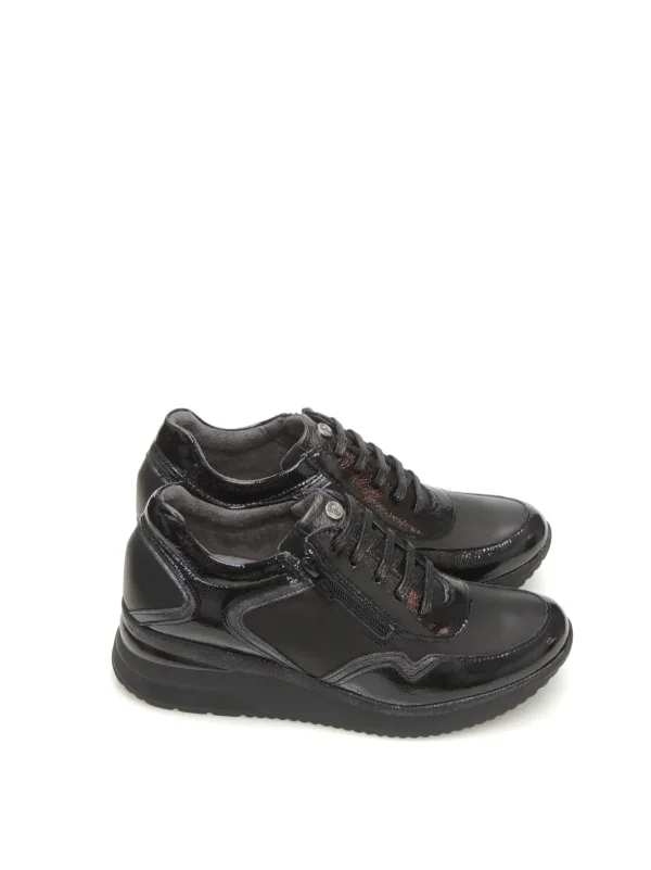 Best SNEAKERS   10210 PIEL NEGRO Mujer Sneakers