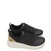 Hot SNEAKERS   117235 POLIPIEL NEGRO Mujer Sneakers