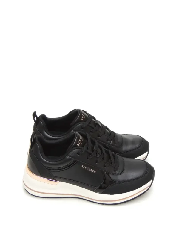 Best SNEAKERS   177345 POLIPIEL NEGRO Mujer Sneakers