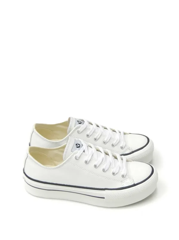 Clearance SNEAKERS   1061106 POLIPIEL BLANCO Mujer Sneakers