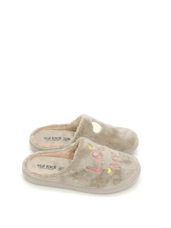 Online ZAPATILLAS ESTAR EN CASA 6394-123 TEXTIL TAUPE Mujer Zapatillas