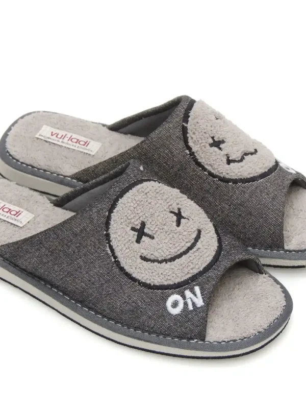 Outlet ZAPATILLAS ESTAR EN CASA 9571-728 TEXTIL GRIS Hombre Hombre