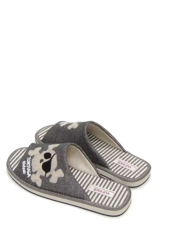 Hot ZAPATILLAS ESTAR EN CASA 2565-728 TEXTIL GRIS Hombre Hombre