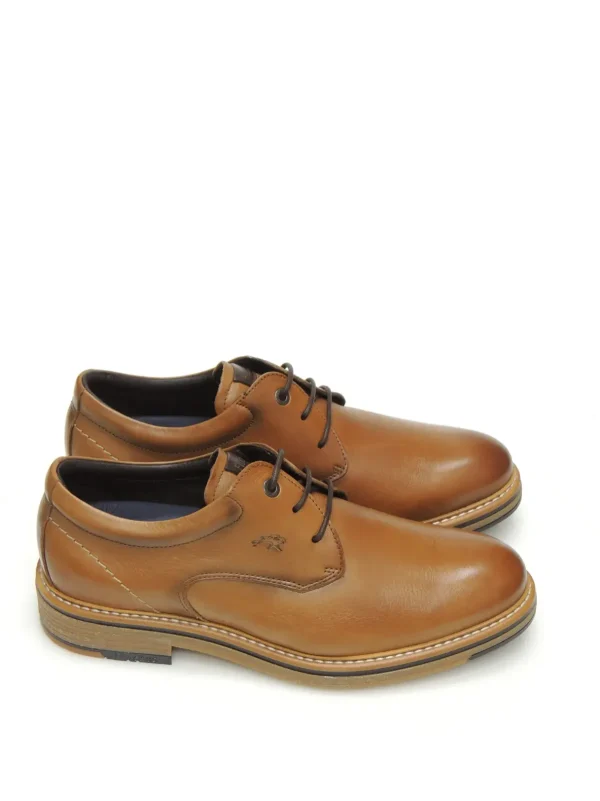 Discount ZAPATOS BLUCHER F1815 PIEL CAMEL Hombre Hombre