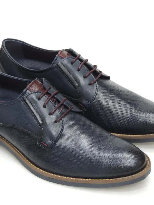 New ZAPATOS BLUCHER F1631 PIEL MARINO Hombre Hombre