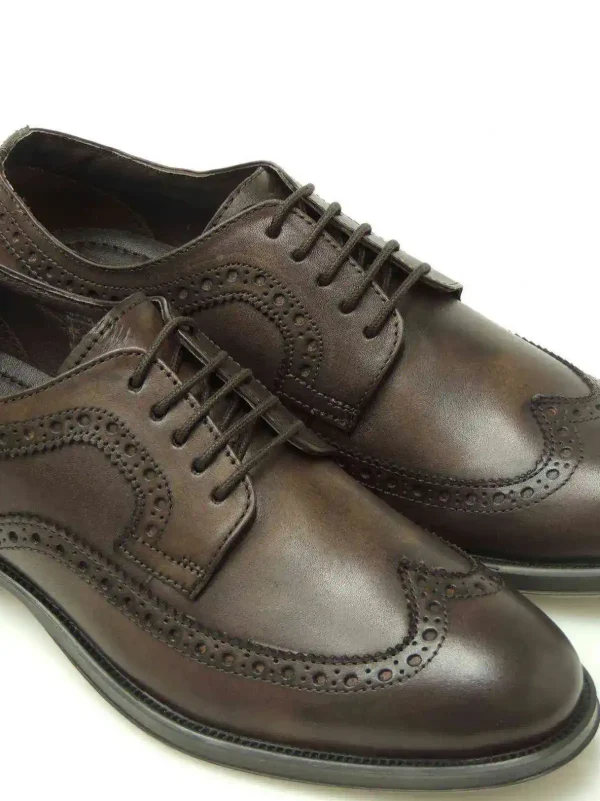 Online ZAPATOS BLUCHER V-415 PIEL MARRON Hombre Zapatos