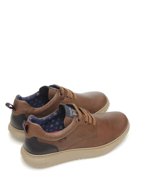 New ZAPATOS DERBY 60800 PIEL MARRON Hombre Zapatos