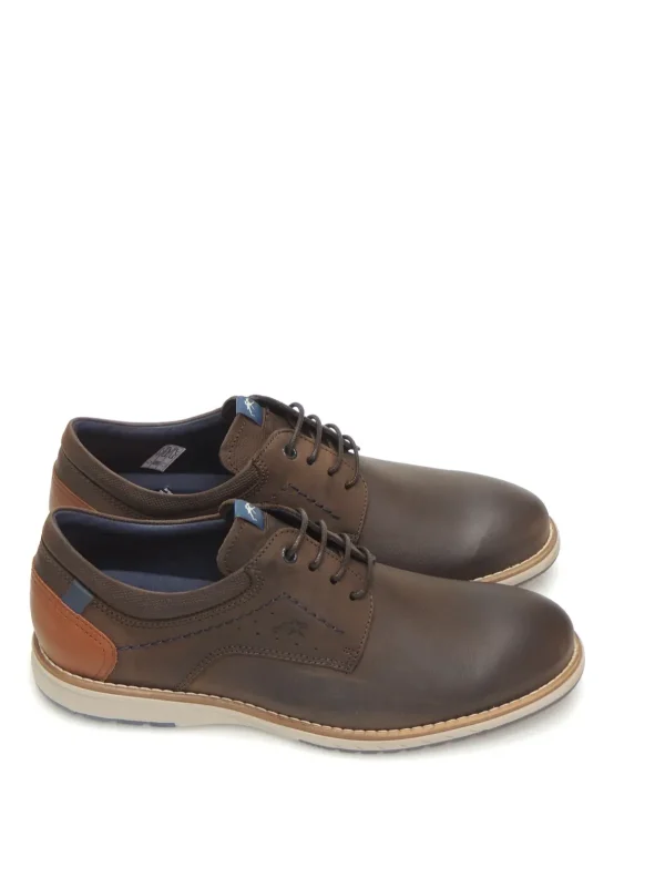 Discount ZAPATOS DERBY F2091 PIEL MARRON Hombre Zapatos