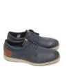 Hot ZAPATOS DERBY F2091 PIEL MARINO Hombre Zapatos