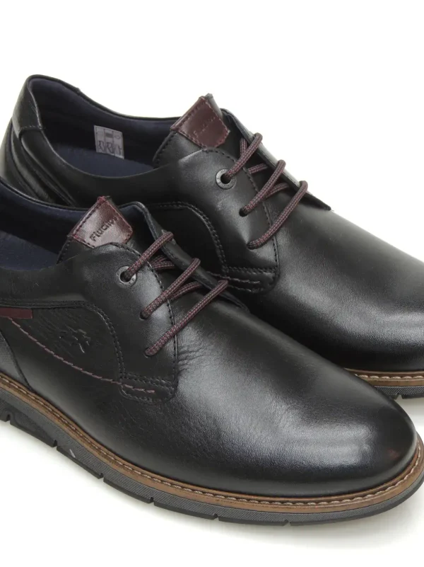 Online ZAPATOS DERBY F0974 PIEL NEGRO Hombre Zapatos