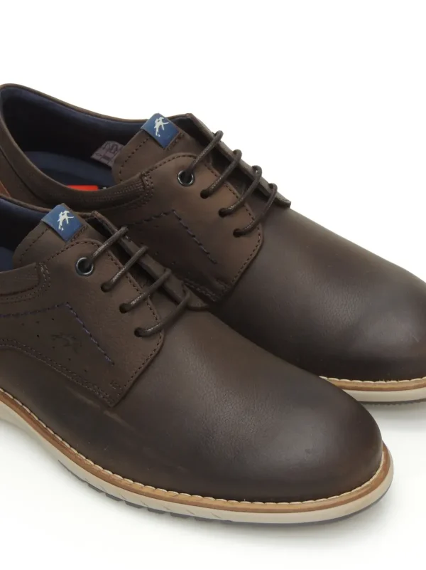 Discount ZAPATOS DERBY F2091 PIEL MARRON Hombre Zapatos